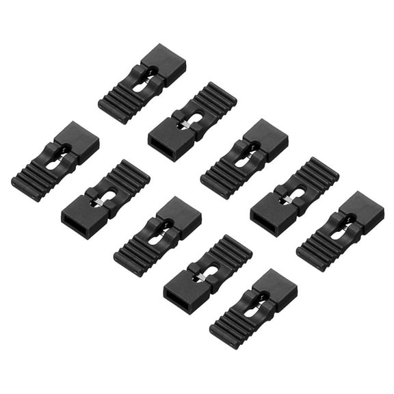 Jumper Cap 2.54mm Pitch Connector Long Type Jumper Plug, Black 20 Pack