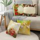 thumbnail image 3 of Fundas de almohada navideñas de bienvenida para sofá, decoración del hogar, Bolas brillantes doradas, Poinsettia, 40 cm, 45 cm, 50cm, 3 of 4