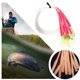 thumbnail image 5 of Anzuelo De Pesca Con Cola De Pelo 10 Uds cebo de anzuelo luminoso 1,6 m anzuelo de cebo de pesca de mar al aire libre (rosa luminoso), 5 of 5