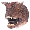 thumbnail image 2 of Marioneta de mano de dinosaurio, pintura al agua realista para niños, juguetes de dinosaurio, marionetas de mano de goma, marioneta de Carnotaurus, artesanía Superior, 2 of 9