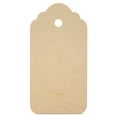 thumbnail image 1 of Gift Tag Cutout 18-inch x 9-inch, Pack of 12 Unfinished Wood Christmas Tags for Stockings, Gifting, and Wood Crafts, by Woodpeckers, 1 of 8