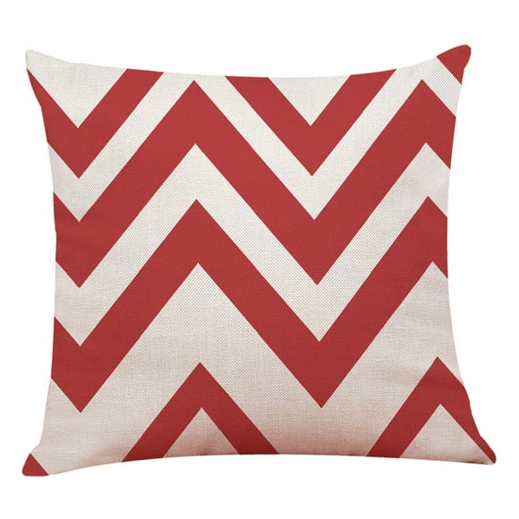 XZNGL Home Decor Home Decor Cushion Cover Red Geometric Throw Pillowcase Pillow Covers