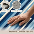 thumbnail image 6 of ODIKA 3'x5' Washable Area Rug Asymmetric Block Rhythm Geometric Bands Boho Striped Abstract Refined Structured for Hallway, Laundry Room, Non-Slip, Flatweave, Easy Care, 6 of 7
