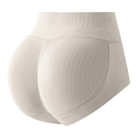 Body Sculpting Artifact Lifting Womens Cotton Briefs Underwear without Elastic Leg Openings Pants Peach Beautiful Pad High Cut Briefs for Women Seamless Underwear Briefs Women Small Panties for