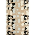 thumbnail image 3 of Traditional Rug - Capri Wool Pile -Beige/Ivory-Color:Beige/Ivory,Design:Traditional,Shape:Round,Size:7'L x 7'W, 3 of 6