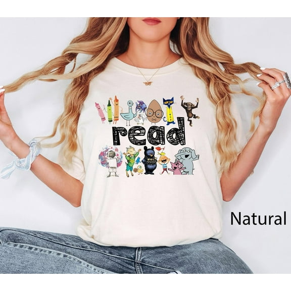 Velto Read Children Books Shirt,Teacher Read Shirt,Kindergarten Gift Shirt,Read Children Books,Read Tee, Book Lover Shirt, Tee,Read All Size S-5XL