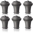 thumbnail image 2 of Vacu Vin Vacuum Pump Seal Caps - 6-Pack Gray (80 Characters), 2 of 5