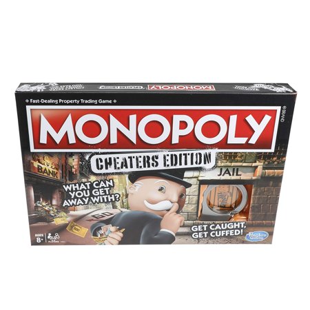 Monopoly Game: Cheaters Edition Board Game Ages 8 and Up, Follow, bend or break the rules to win the Cheaters Edition of the Monopoly board game. Cheating is part of.., By Hasbro
