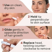 Finishing Touch Flawless Stray Hair Remover, Precise Micro-Blade Hair Removal Tool, Designed To Painlessly Cut Stray Hairs From Chin And Lips To Fingers And Toes, For All Skin Types