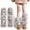 2*grey, variant on Women's Y2k Deer Animal Print Brown Faux Fur Leg Warmers – Fuzzy Boot Covers for Holiday Party