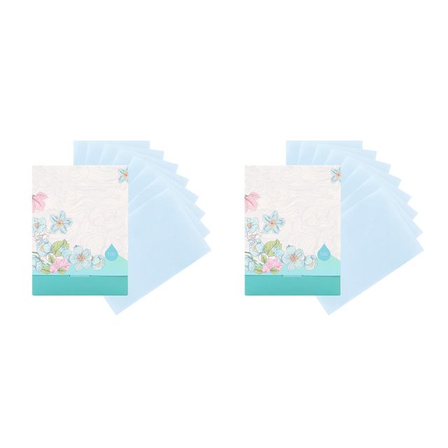 Seitruly 1 Caja Papel secante Papeles absorbentes Toallitas de control de aceite de diario Type2 NO2