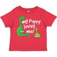 thumbnail image 3 of Inktastic My Pappy Loves Me Grandchild Boys Toddler T-Shirt, 3 of 5