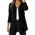 thumbnail image 1 of Women's V Neck Lightweight Soft Cardigan Open Front Knit Sweater Casual Cover Up for Everyday Wear Spring Summer Fall, 1 of 9