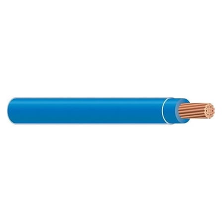 8 AWG 19-Stranded THHN Blue Copper Building Wire (100Ft Cut)