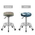 thumbnail image 5 of Hirioo Christmas sheep for Round Bar Stool Seat Covers Washable Stool Cushion Slipcover Elastic Bar Chair Covers for 12-14 Inch Chair-12 inch, 5 of 7