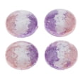thumbnail image 3 of 4pcs Ronda Flatback Resina Abalorios Artesanía Adornos de Bricolaje para Teléfono, Joyería Rosa blanco púrpura perfecl cuenta semicircular de resina con espalda plana, 3 of 8