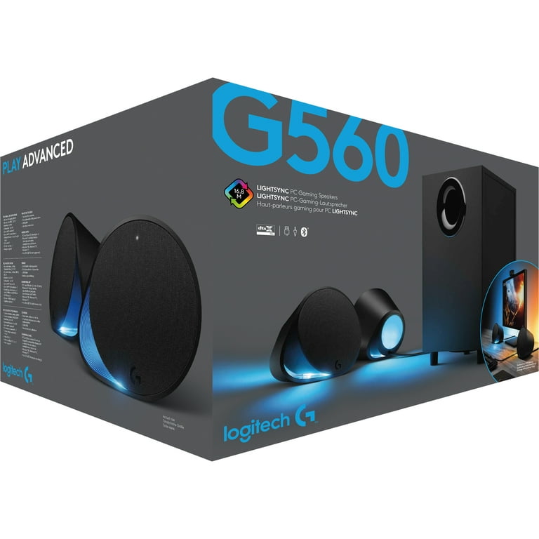 Logitech G560 Gaming Speakers System - 7.1 DTS:X Ultra Logitech G560 Gaming Speakers System - 7.1 DTS:X Ultra