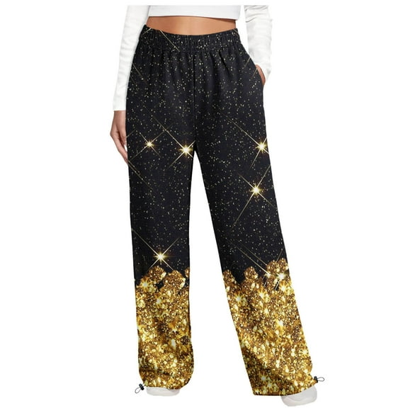 Women's Sweatpants with Pockets Joggers High Waisted Loose Workout Yoga Lounge Trousers Drawstring Active Sports Pants Womens Clothes