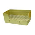 thumbnail image 5 of TOOYFUL Potty Pee Pan Tray Corner Toilet Box Pet Toilet for Cat Small Animals Rats Cage Accessories Green, 5 of 9