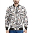 thumbnail image 4 of Chaqueta con cremallera y estampado 3D de pingüinos para hombre, sudadera con estampado de animales bonitos, chaquetas de calle para primavera y otoño, abrigos de manga larga, 4 of 4