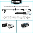 HART 40Volt Cordless Brushless 15inch String Trimmer & 600 CFM Blower