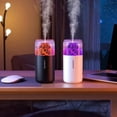 thumbnail image 3 of Black Flame Lamp Humidifier for car,bedroom,kitchen- 11.83oz Capacity, USB Powered, Stylish Design, 3 of 6