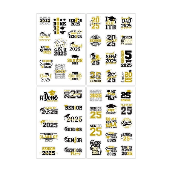 Creative Graduation Decoration Sticker School Sticker Graduation Sticker For Candy Packaging Scrapbook Sticker