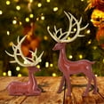 thumbnail image 5 of BMYJ Reindeer Figurine Set Black & Gold Decorative Deer Statues with Multiple Color Options for Indoor Home Decor Tabletop Offices Bedroom Living Room Shelf, Gifts, 5 of 6