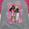 thumbnail image 3 of Barbie - Out Of Box - Toddler And Youth Girls Raglan Graphic T-Shirt, 3 of 5