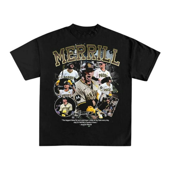 Jackson Merrill Unisex Heavy Cotton Tee, Sports Fan Shirt, Gift for Him/Her, Casual Wear, Baseball tee
