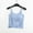 Light Blue, variant on YHAJDS Pajama Set for Women 2 Piece Short Solid Built In Bra Camisole Top