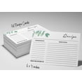 thumbnail image 6 of Inkdotpot Recipe Card 6x4 inch Single-Sided Recipe Design Cards Greenery Recipe Cards Wedding-Bridal Shower-Baby Shower- Pack of 50, 6 of 6