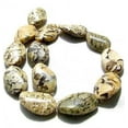 thumbnail image 3 of Wild Cat Feldspar Carved Oval Twist Beads | 30x20x8mm | 2 Beads |, 3 of 4