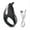 Black, variant on XBONP Adjustable Vibrating Ring Massager Rechargeable Penis Ring for Men Black