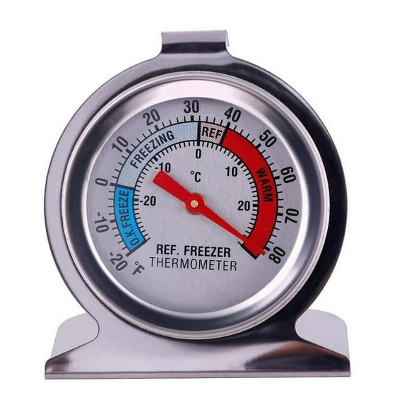 Max Choice Steel Temp Refrigerator and Freezer Thermometer