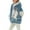 Sky Blue, variant on KAUOD Boys Winter Sherpa Jackets Fuzzy Padded Zip up Hooded Coats Teen Kids Striped Fleece Soft Warm Outwear with Pockets