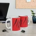 thumbnail image 6 of Effete Feline Claw Marks Scratch Ceramic Mug, (11oz, 15oz), 6 of 13