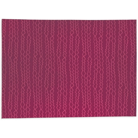 

Berber Stripe Magenta Kitchen Mat by Kavka Designs
