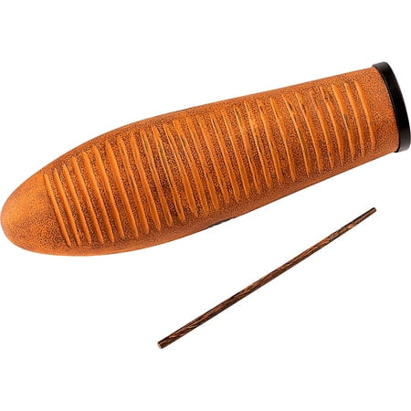 Meinl Percussion Fiberglass Guiro, Brown