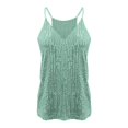 thumbnail image 2 of Women's Women's V Neck Sequin Camisole T Shirt Camisole, 2 of 6