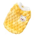thumbnail image 4 of Small Dog Sweaters Knitted Pet Cat Sweater Warm Dog Sweatshirt Dog Winter Clothes Puppy Sweater,Yellow, 4 of 6