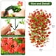 thumbnail image 2 of Flores colgantes artificiales Homsunny Chujudh-Red, 2 unidades, 2 of 8