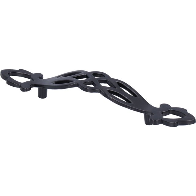 Tirador de aleación negra con tornillos, perilla de gabinete para cajones de muebles para el hogar
