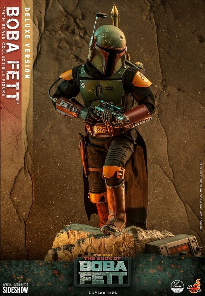 Boba Fett Deluxe Version Hot Toys Quarter Scale 1/4 Figure Star Wars IN STOCK