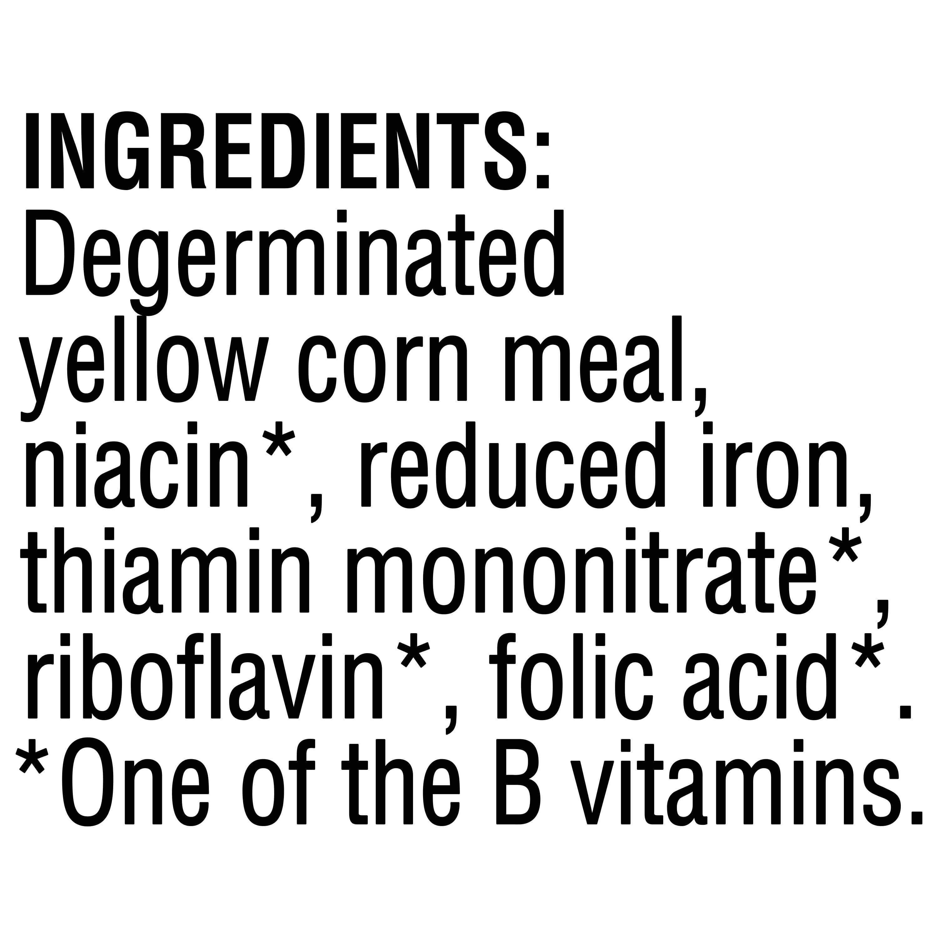(12 pack) Quaker Yellow Enriched and Degerminated Corn Meal, 24 oz. Canister