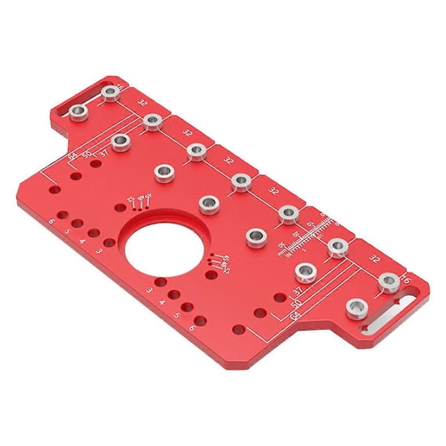 2in1 Door Handle Shelf Pin Drilling Guide Jig Woodworking Hinge Drilling Locator Hinged Cabinet Door Hole Puncher Jig B