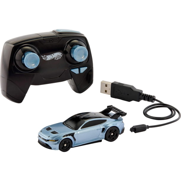 ミニカー Hot Wheels RC Ford Mustang GTD Hot Wheels RC 1:64 Scale Ford Mustang GTD, Battery-Powered Remote