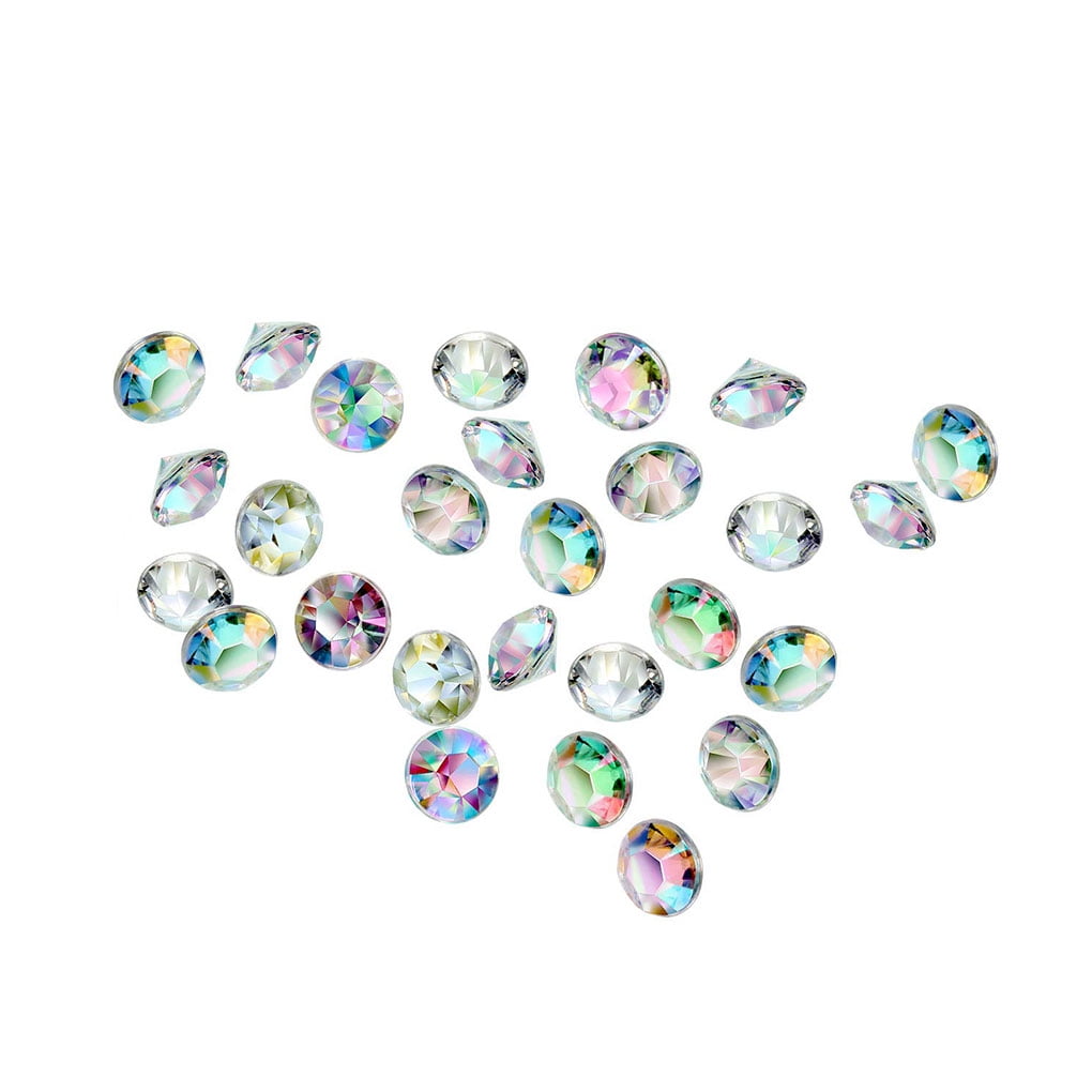 2000 6mm Scatter Crystals Diamond Confetti Table Decor Sparkly Gems Wedding 