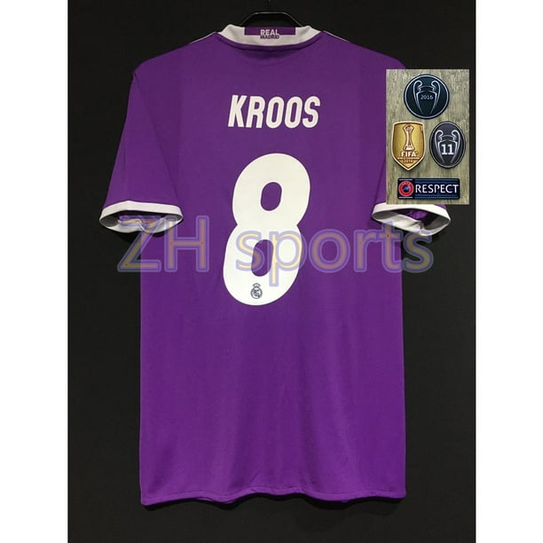 2016/2017 Camiseta Real Madrid Away Retro Jersey Fútbol 16/17 Camiseta Real Madrid BELE11 RONALDO 7 SERGIO Ramos 4