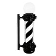 thumbnail image 2 of Barber Pole Light Salon Light Diseño retro Salón colgante de pared resistente en y negro, 2 of 8